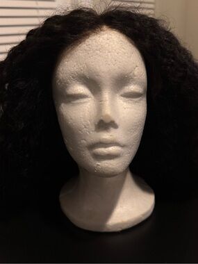 Burmese Curly 3D DOME CAP Fitted Glueless 12X6 Pre-Cut HD LACE WIG.